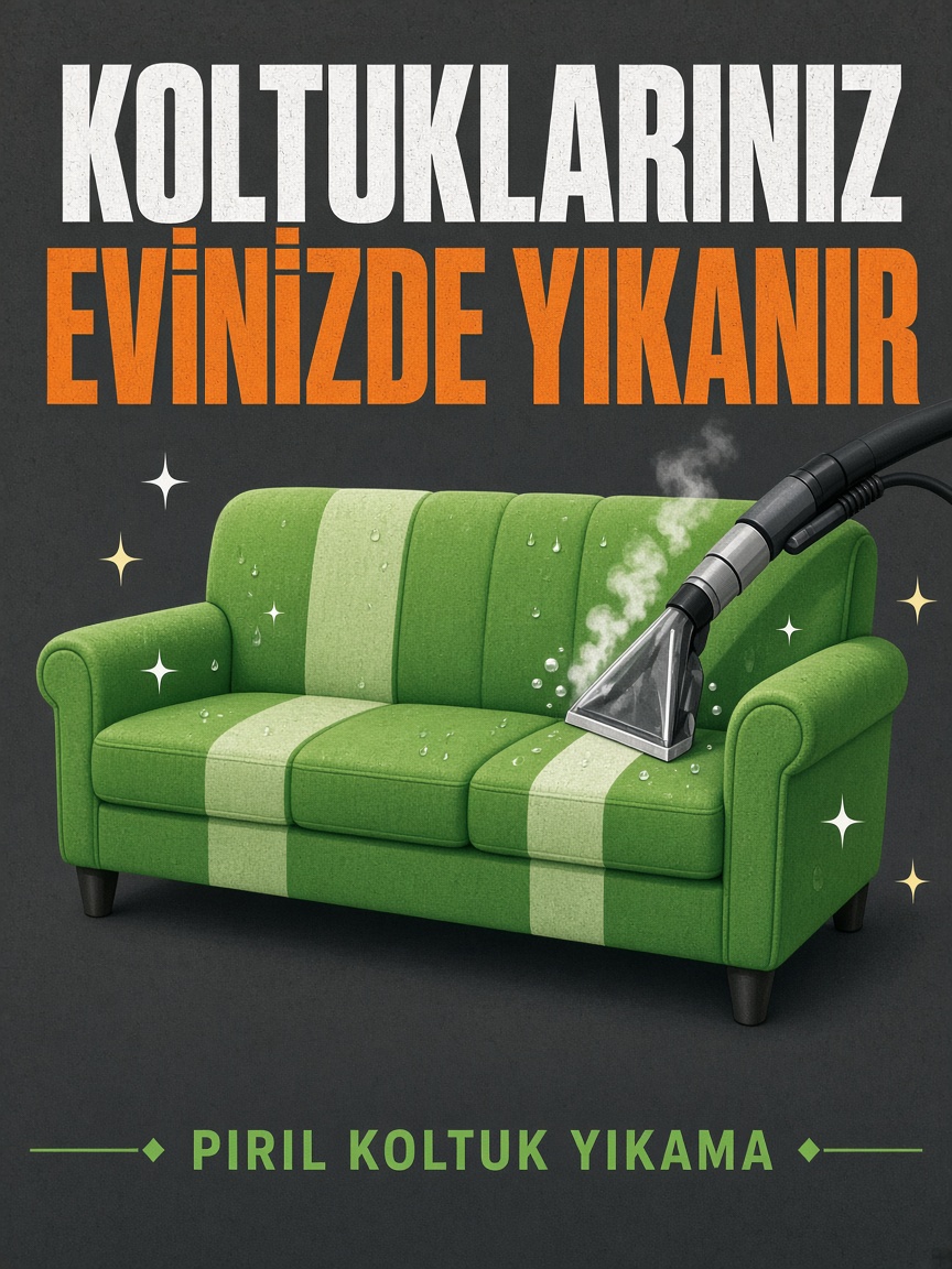Pırıl Koltuk Yıkama İzmir koltuk yıkama yerinde yıkama